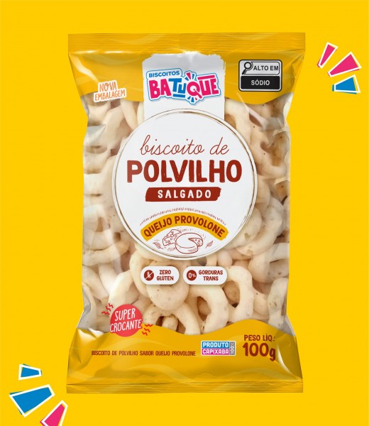 Biscoito de Polvilho Sabor Provolone Lekker