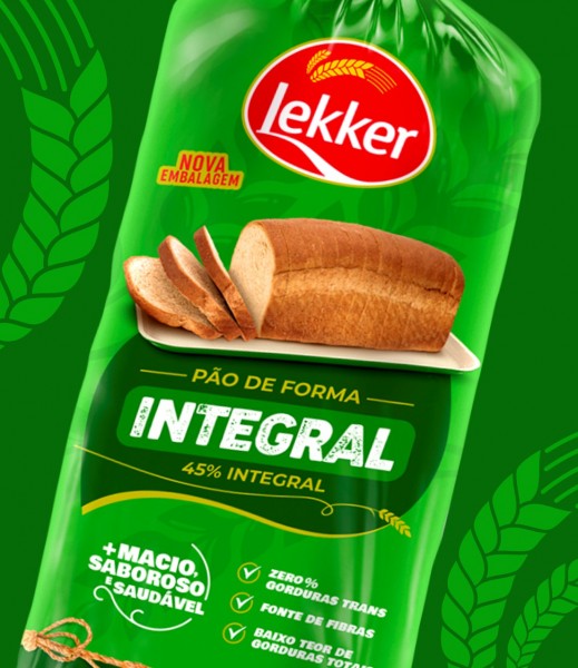 Pão de Forma Integral Lekker